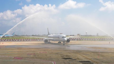 Singapore airline ge hidhumaiy VIA ge aa terminal gai fashaifi