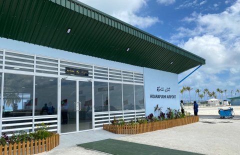 Hoarafushi airport ge Maldivian office falhaalai vakkan kohfi
