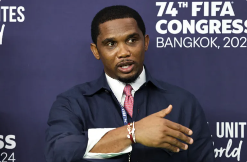 Cameroon Football Federation ge raees Eto'o suspend kohfi
