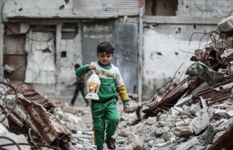 Gaza ge rayyithun dhathithakaa ekuves ufalaaeku Ramadan mahah maruhaba kiyun