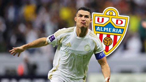 Cristiano Ronaldo Spanish Club Almeria club ge hissaa ganefi