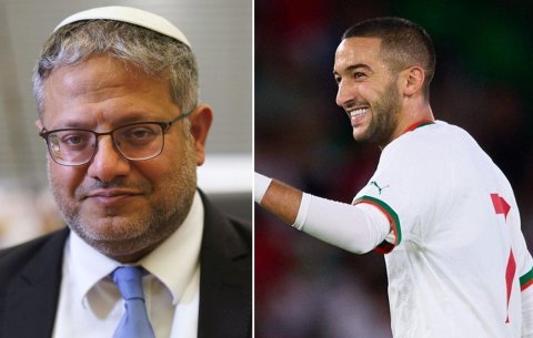 Morocco ge footboalha thari Hakim Ziyech ah Isarel in maruge inzaaru dheefi