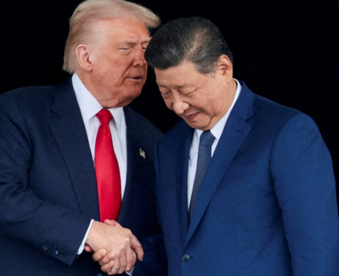 Trump aai China ge Raees Xi ge rasmee bahdhaluvun miadhu Beijing gai