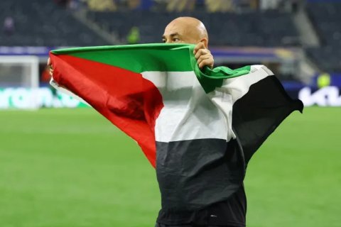 Misrun hoadhi hoadhi kaamiyaabu e team coach haassa kuree palestine ge rayyithunnah 