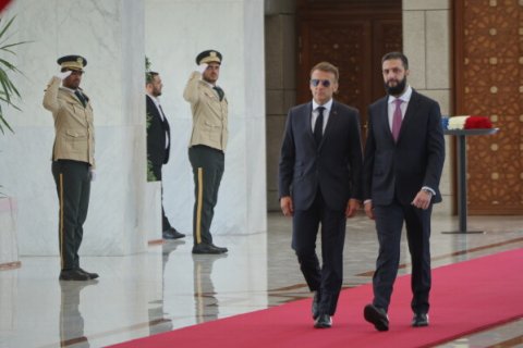 Macron ge dhathuraa dhimaakoh Damascus gai bongovvumuge hamalaathakeh dheefi