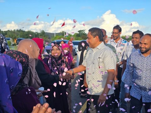 Supportarunnaa bahdhalu kurehvumah Raees Yameen Fuvahmulakah