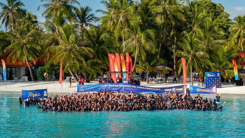 Ehvaguthehgai emme gina meehun snorkeling hedhumuge dhuniyeyge record BML ah 