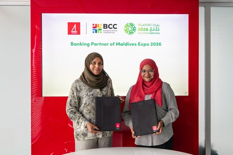 Maldives expo ge official banking partner akah BML